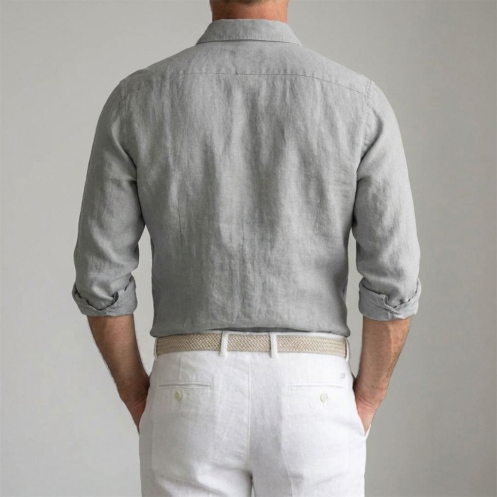 Men's Linen Shirt – Lightweight Summer Button-Up