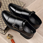 Men's Pointed Toe Loafers - Classic Milano Style Slip-On Shoes