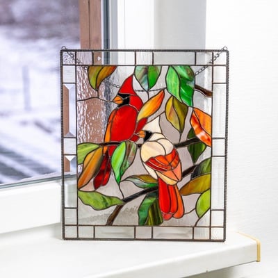 Acrylic Stained Glass Wall Decoration with Colorful Sunlight Effect