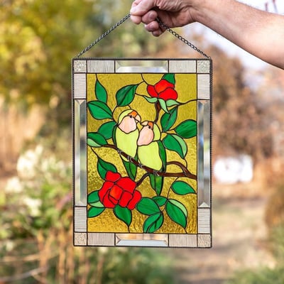 Acrylic Stained Glass Wall Decoration with Colorful Sunlight Effect