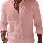 Men's Lightweight Casual Shirt – Relaxed Fit Long Sleeve