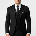 Men's 3-Piece Suit with Waistcoat - Blazer, Vest & Trousers