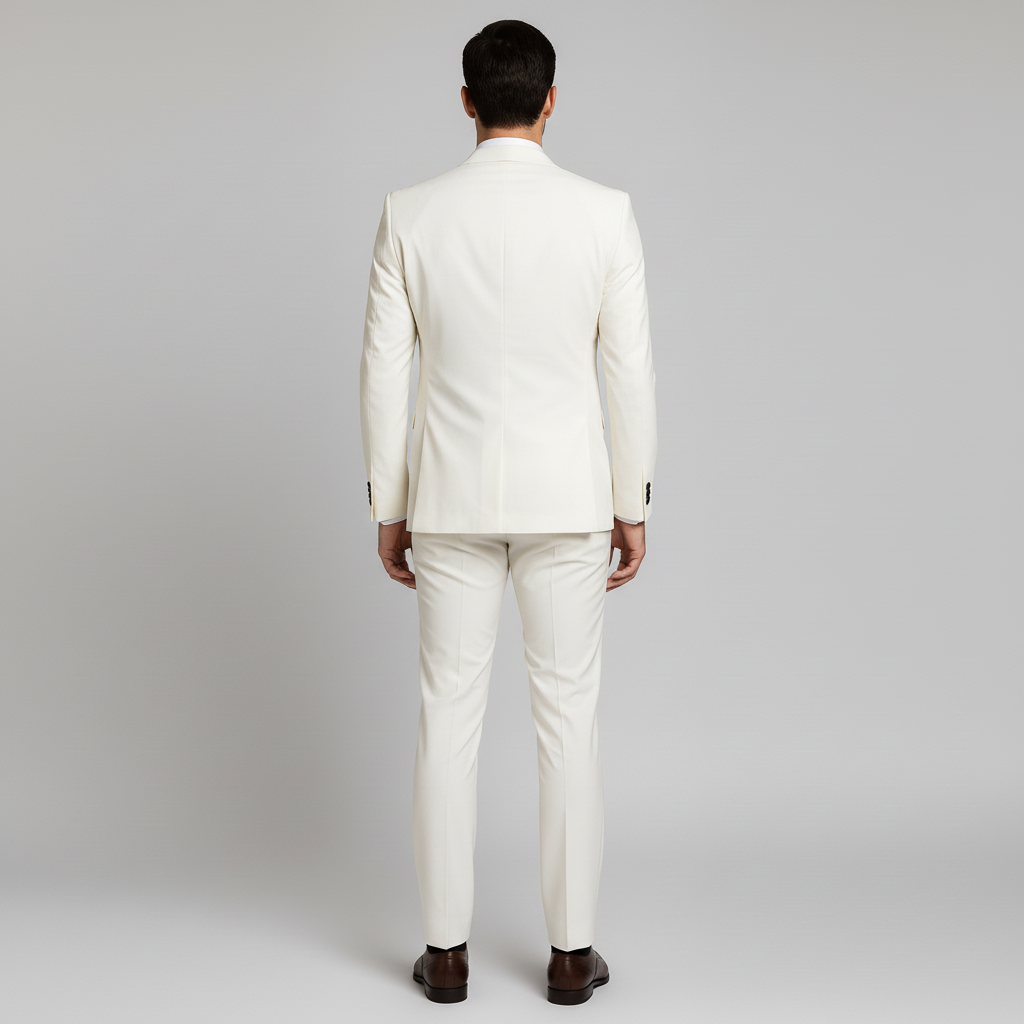 Men's 3-Piece Suit with Waistcoat - Blazer, Vest & Trousers