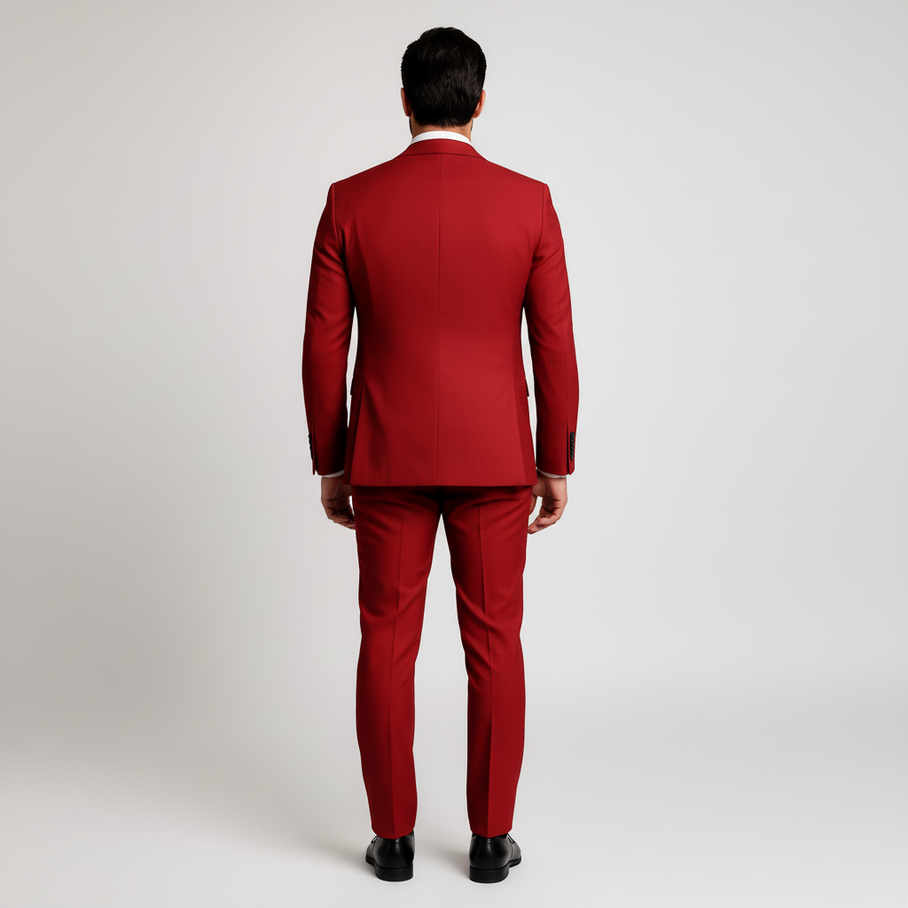 Men's 3-Piece Suit with Waistcoat - Blazer, Vest & Trousers