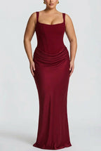 Women's Square Neck Maxi Dress