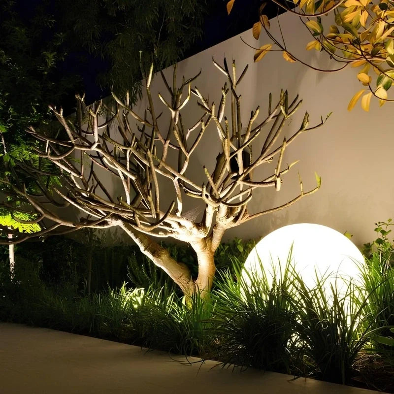 Spherical Garden Light - Rechargeable LED Ball Light with Remote, 16 Colours