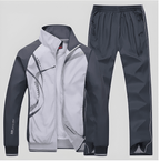 Men's Tracksuit Two-Piece Set – Zip Jacket & Jogger Pants