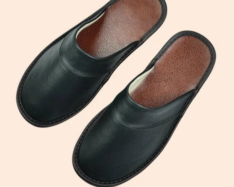 Men's Slip-On Slippers with Soft Cushioned Sole