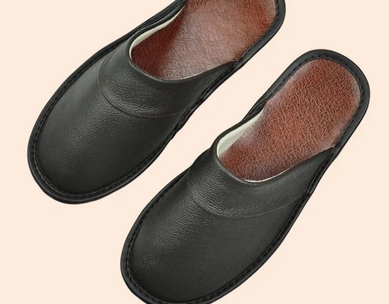 Men's Slip-On Slippers with Soft Cushioned Sole