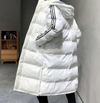 Men's Long Parka Jacket - Windproof Warm Winter Coat with Hood