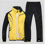 Men's Tracksuit Two-Piece Set – Zip Jacket & Jogger Pants
