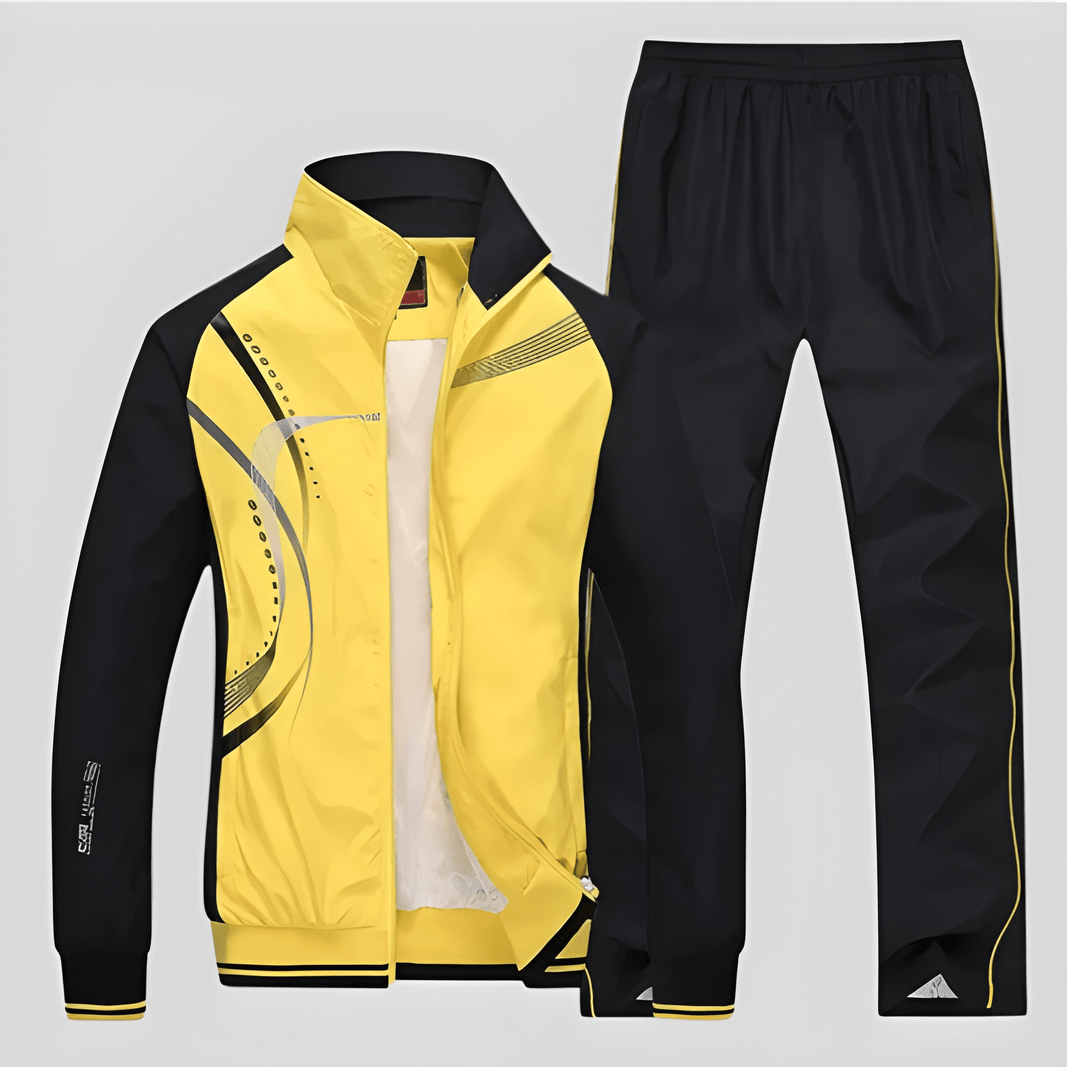 Men's Tracksuit Two-Piece Set – Zip Jacket & Jogger Pants