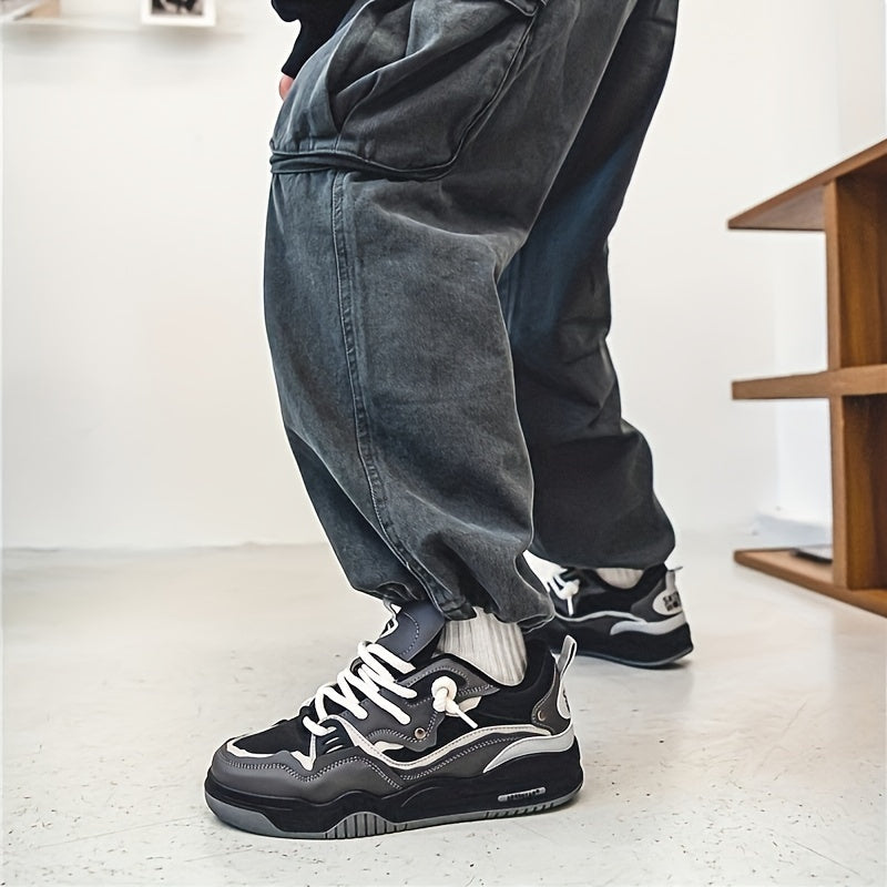 Men's Lightweight Sneaker-Style Shoes - Lace-Up Casual Trainers