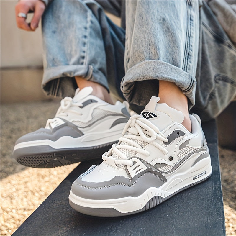 Men's Lightweight Sneaker-Style Shoes - Lace-Up Casual Trainers