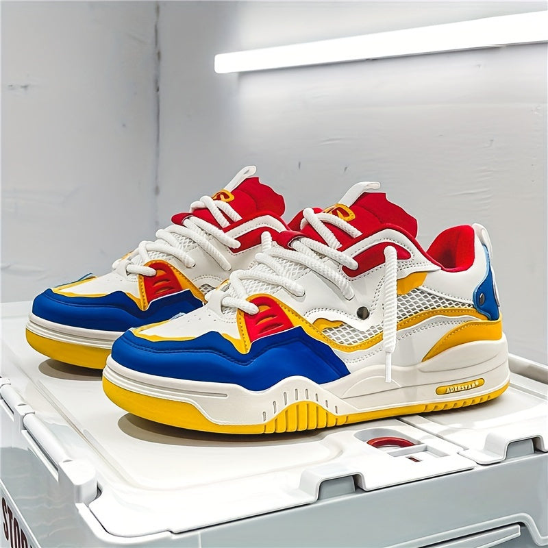 Men's Lightweight Sneaker-Style Shoes - Lace-Up Casual Trainers