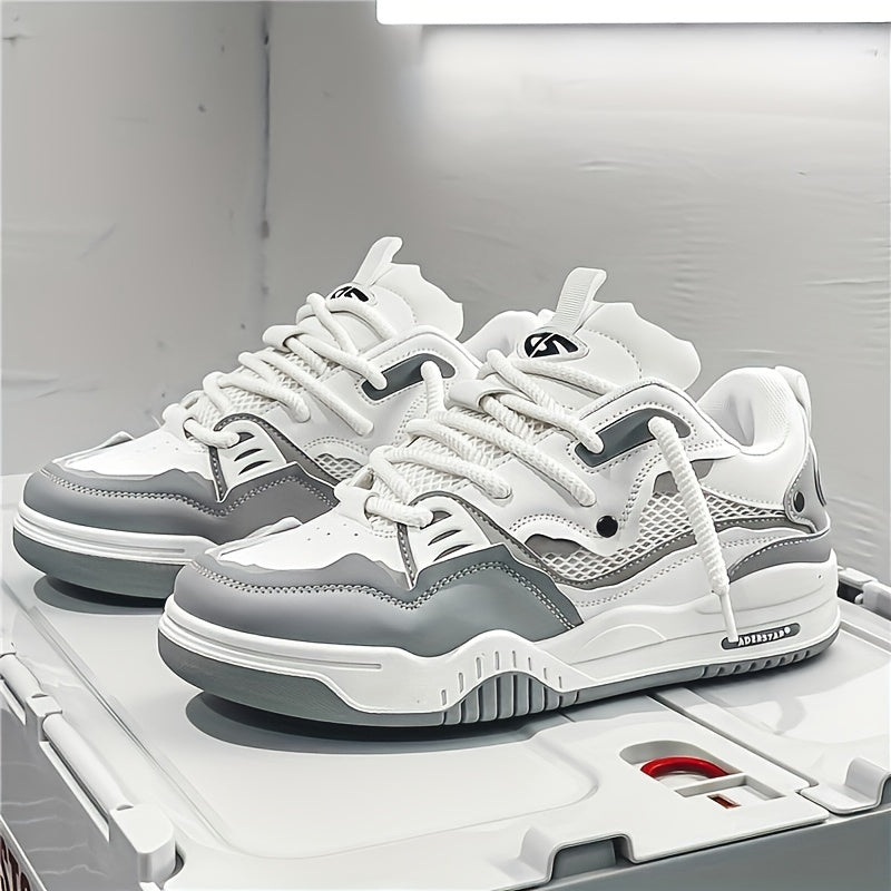 Men's Lightweight Sneaker-Style Shoes - Lace-Up Casual Trainers