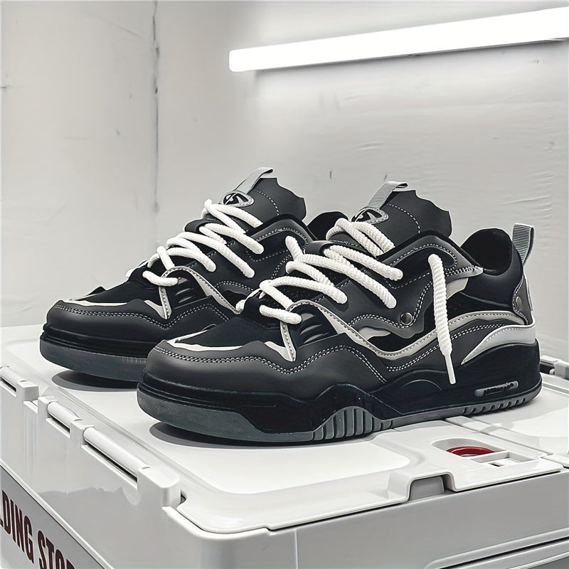 Men's Lightweight Sneaker-Style Shoes - Lace-Up Casual Trainers