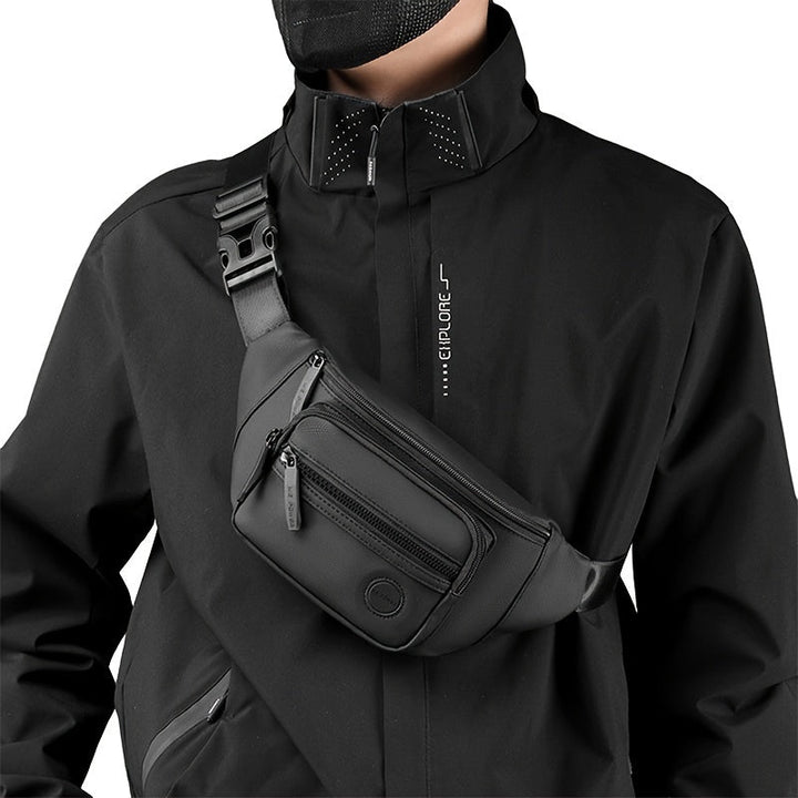 Men's Waist Bag Adjustable Zip Fanny Pack - Minimalist Design
