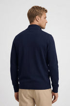 Men's 1/4 Zip Jumper Slim Fit Long Sleeve Pullover