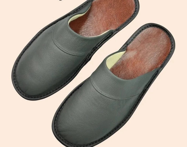 Men's Slip-On Slippers with Soft Cushioned Sole