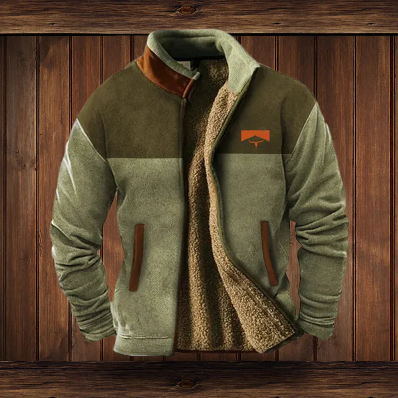 Men's Winter Jacket Vintage Design Warm Lined Coat