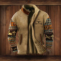 Men's Winter Jacket Vintage Design Warm Lined Coat