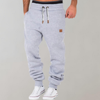 Jogginghose Herren mit Lounge Schnitt - grau