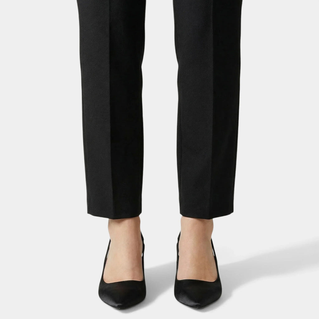 Women's Pointed Toe Slingback High Heels in Linen