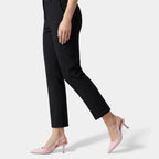 Women's Pointed Toe Slingback High Heels in Linen