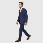 Women's Three-Piece Suit Set – Double-Breasted Blazer, Waistcoat & Trousers