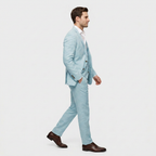 Women's Three-Piece Suit Set – Double-Breasted Blazer, Waistcoat & Trousers