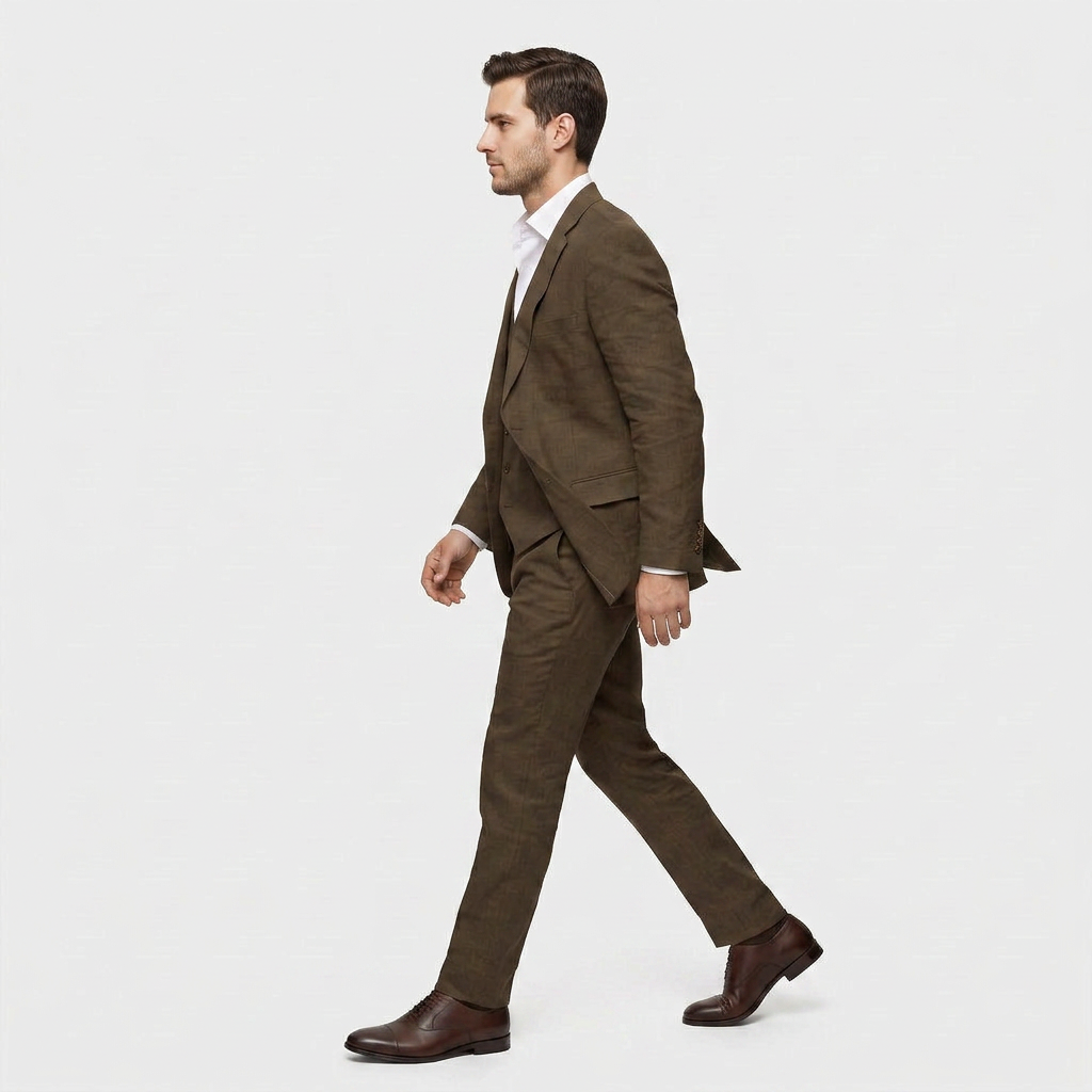 Women's Three-Piece Suit Set – Double-Breasted Blazer, Waistcoat & Trousers