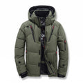 Men's Winter Down Jacket Goose Filled Water Repellent Windproof Coat, product photo 1