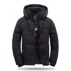 Men's Winter Down Jacket Goose Filled Water Repellent Windproof Coat, product photo 7