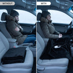 Plush 12V Heated Car Blanket Cigarette Lighter Plug Electric Throw, product photo 4