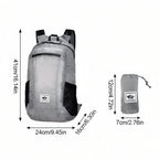 Ultralight Foldable Hiking Backpack Packable Daypack for Outdoor Travel – product view 3 | Great Lakes Outdoor