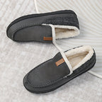 Heren Pantoffels Winter met Comfortabele Zool Grijs