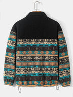 Heren Teddy Fleece Zip Jacket - Relaxed Fit Warm Casual