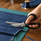 Spring-Assisted Zigzag Pinking Shears – Fabric Edge Scissors
