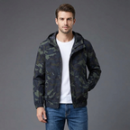 Unisex Full-Zip Hooded Jacket - Wind and Water Resistant Shell
