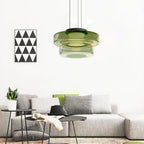 BauhausGlow – Glass Pendant Lamp in Bauhaus Style with Warm Lighting & Modern Design