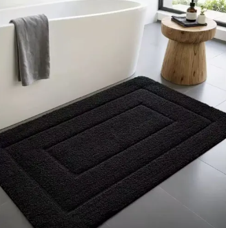 Microfibre Bath Mat – Non-Slip Bathroom Rug, Machine Washable