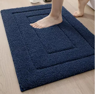 Microfibre Bath Mat – Non-Slip Bathroom Rug, Machine Washable