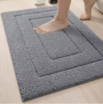 Microfibre Bath Mat – Non-Slip Bathroom Rug, Machine Washable