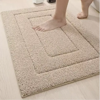 Microfibre Bath Mat – Non-Slip Bathroom Rug, Machine Washable