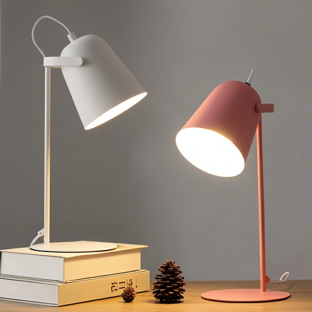Colorful Scandinavian Desk Lamp