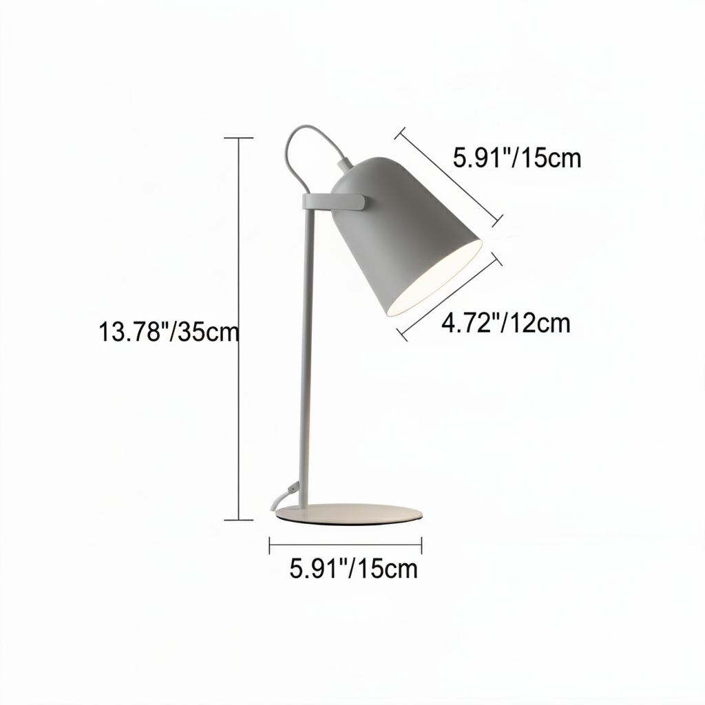 Colorful Scandinavian Desk Lamp