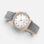 Women's Quartz Watch with Faux Leather Strap