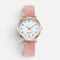 Women's Quartz Watch with Faux Leather Strap