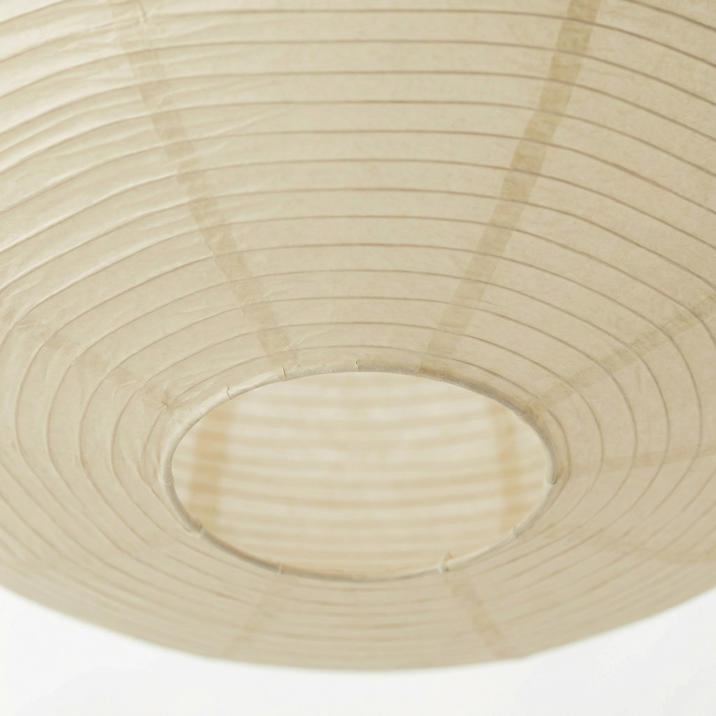 Wabi Sabi Oval Rice Paper Pendant LED Light, view 6